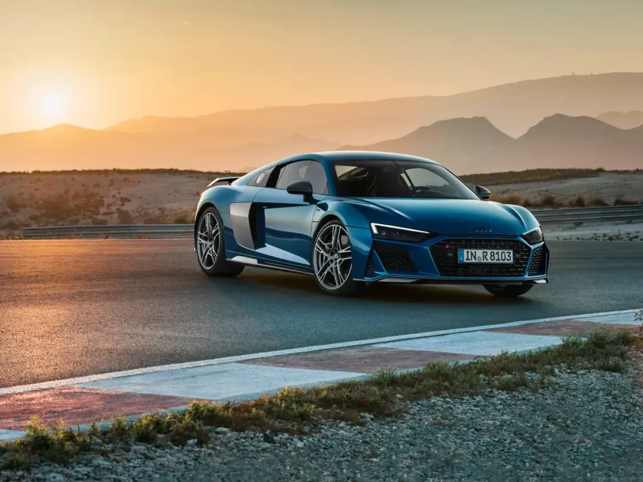 Audi R8 auf Rennstrecke