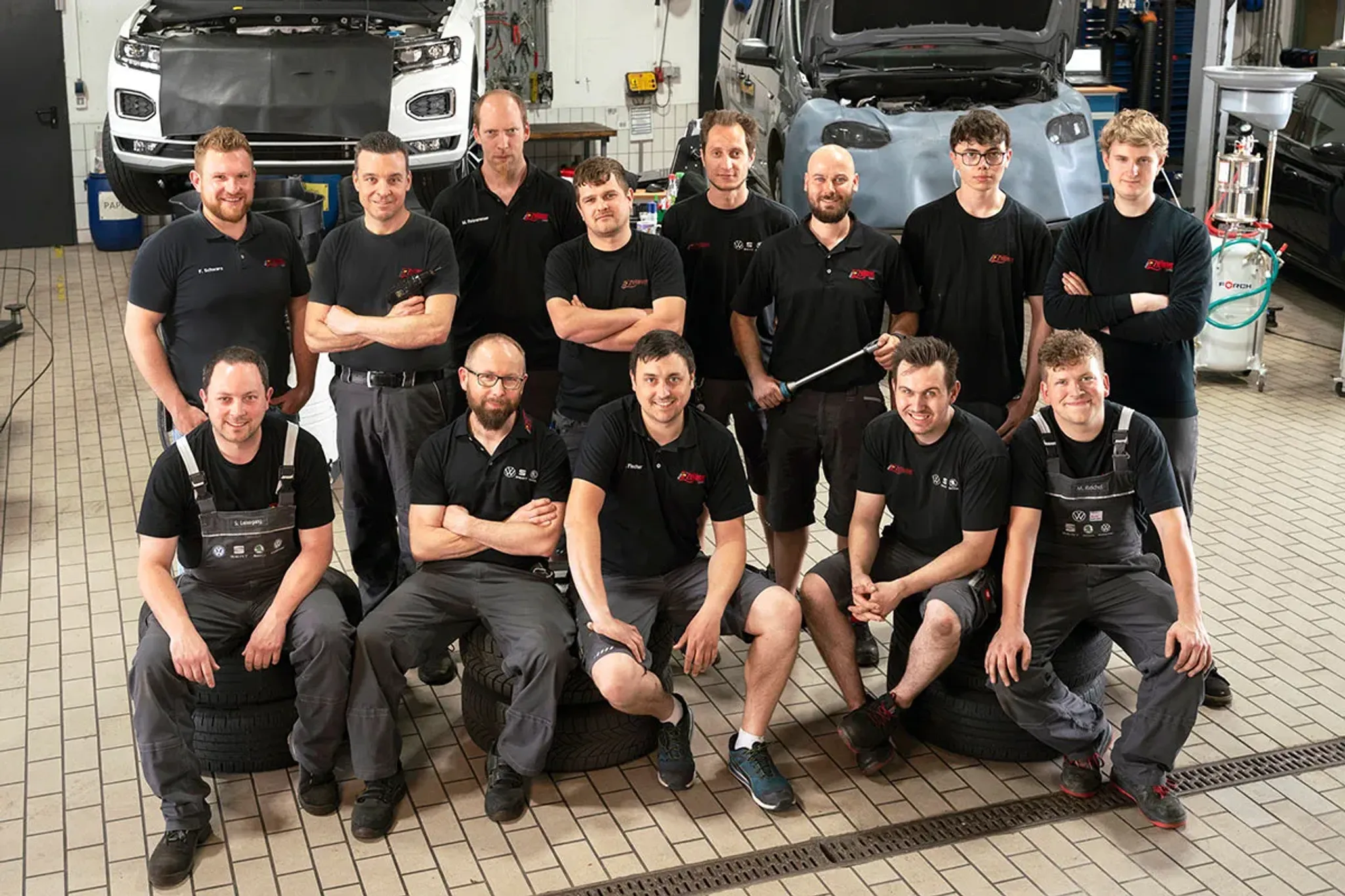 Das Werkstatt-Team von Auto Zeilinger