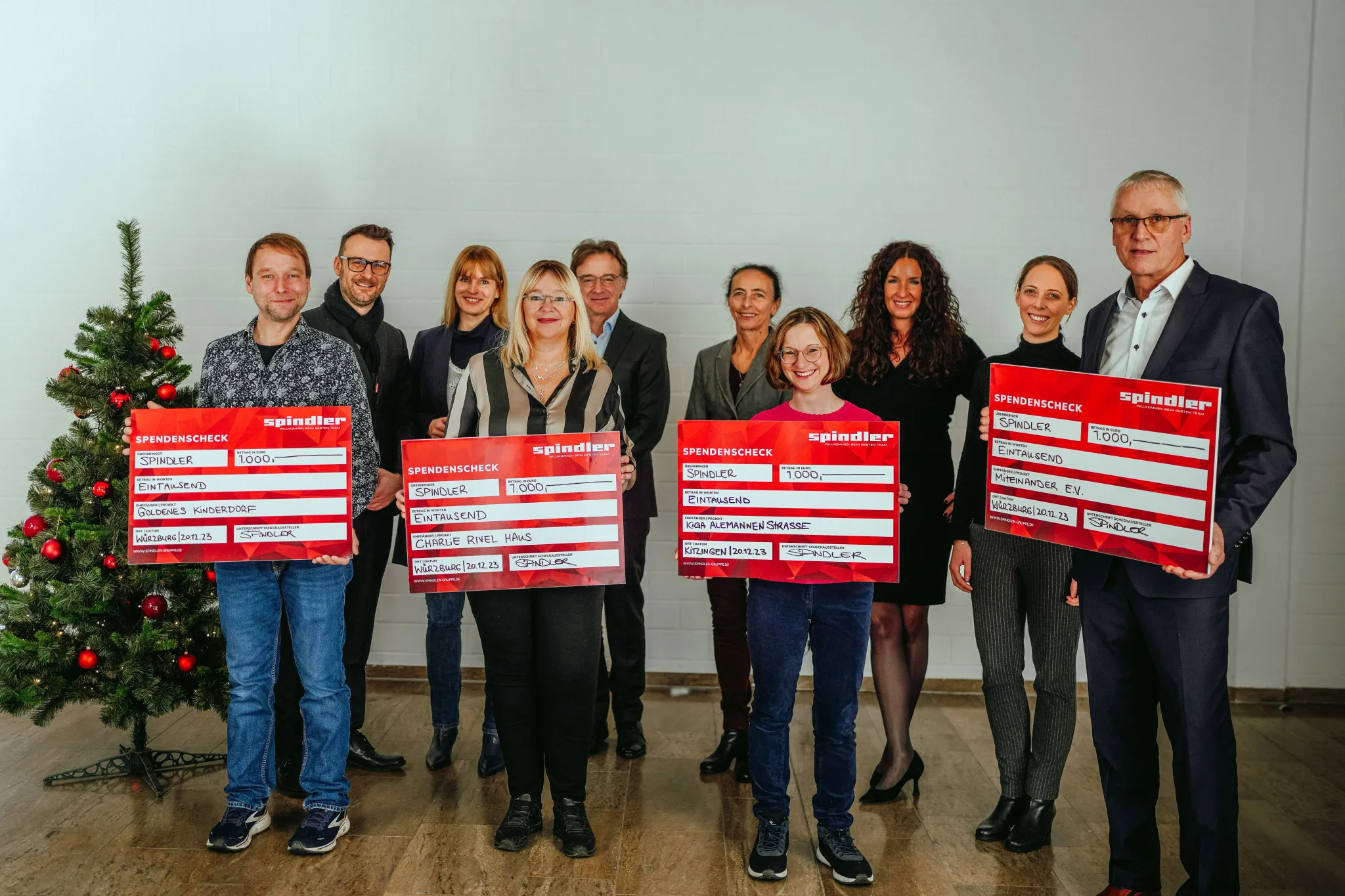 Gruppenfoto Freude schenken