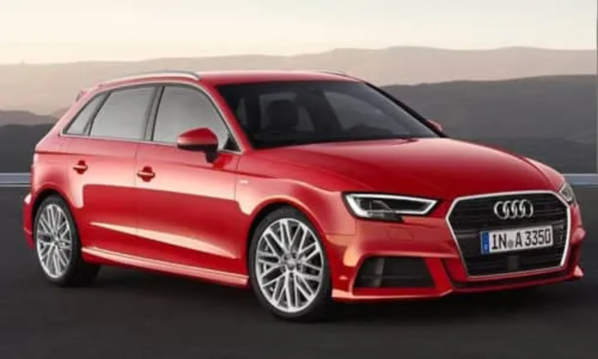 Audi A3 in rot