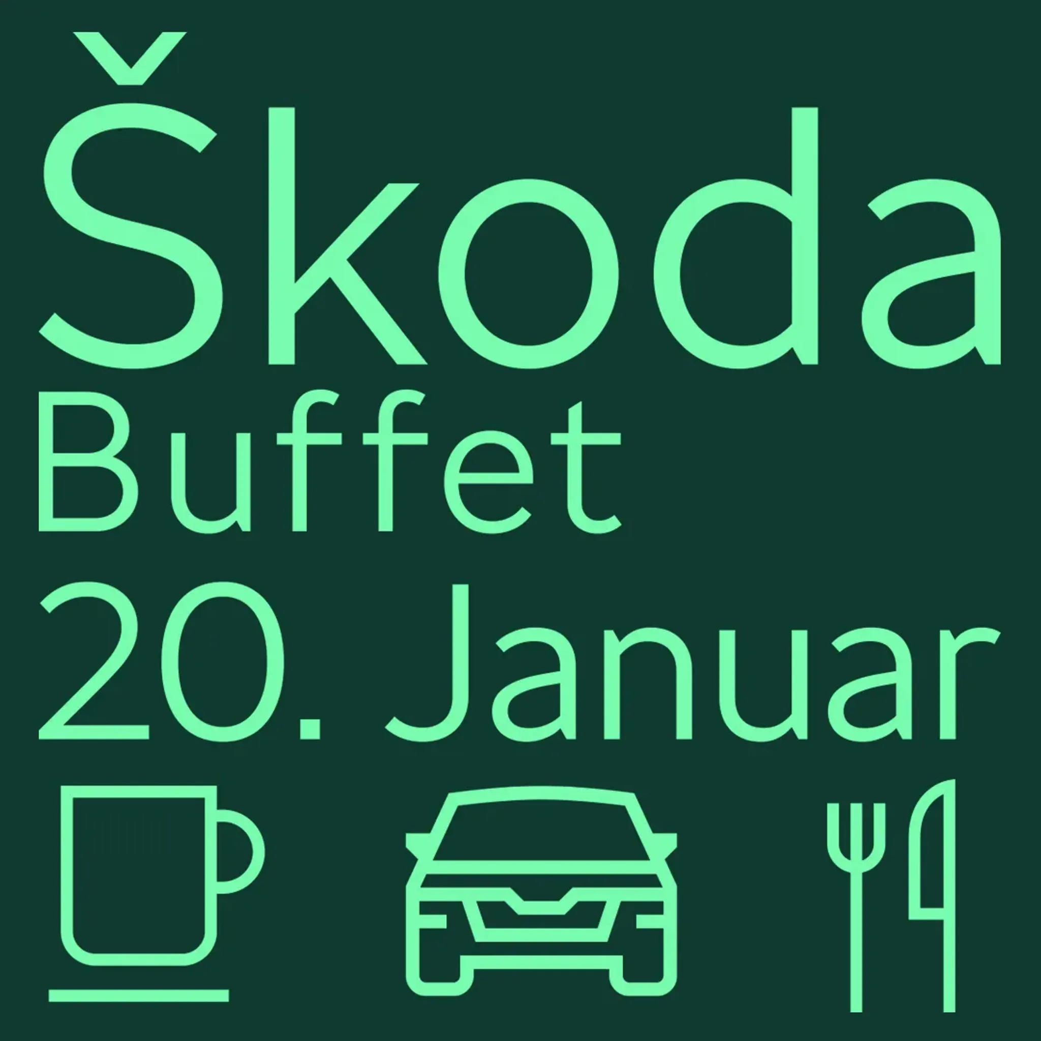 Einladung zum Skoda Buffet bei Spindler