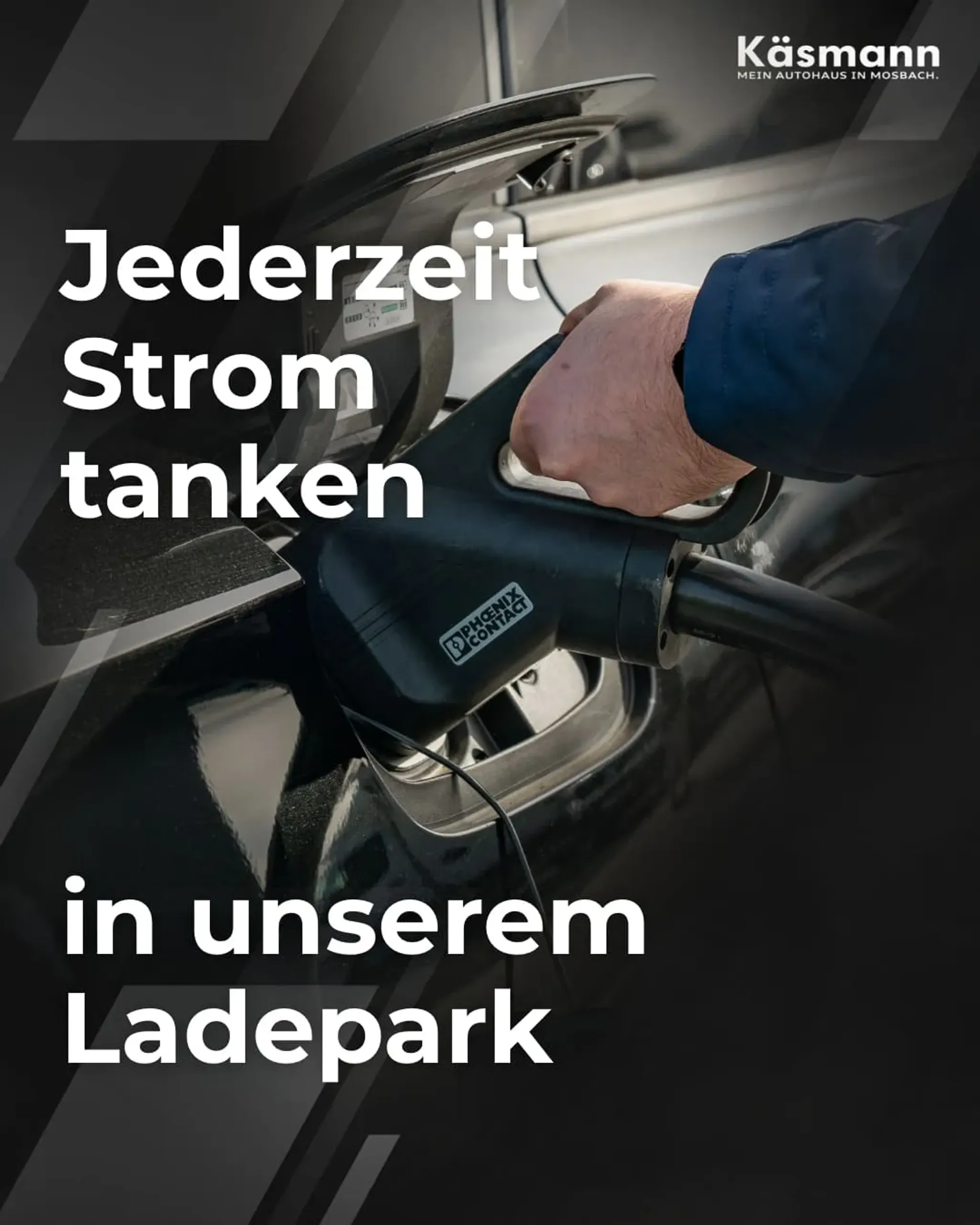 Strom tanken bei Käsmann