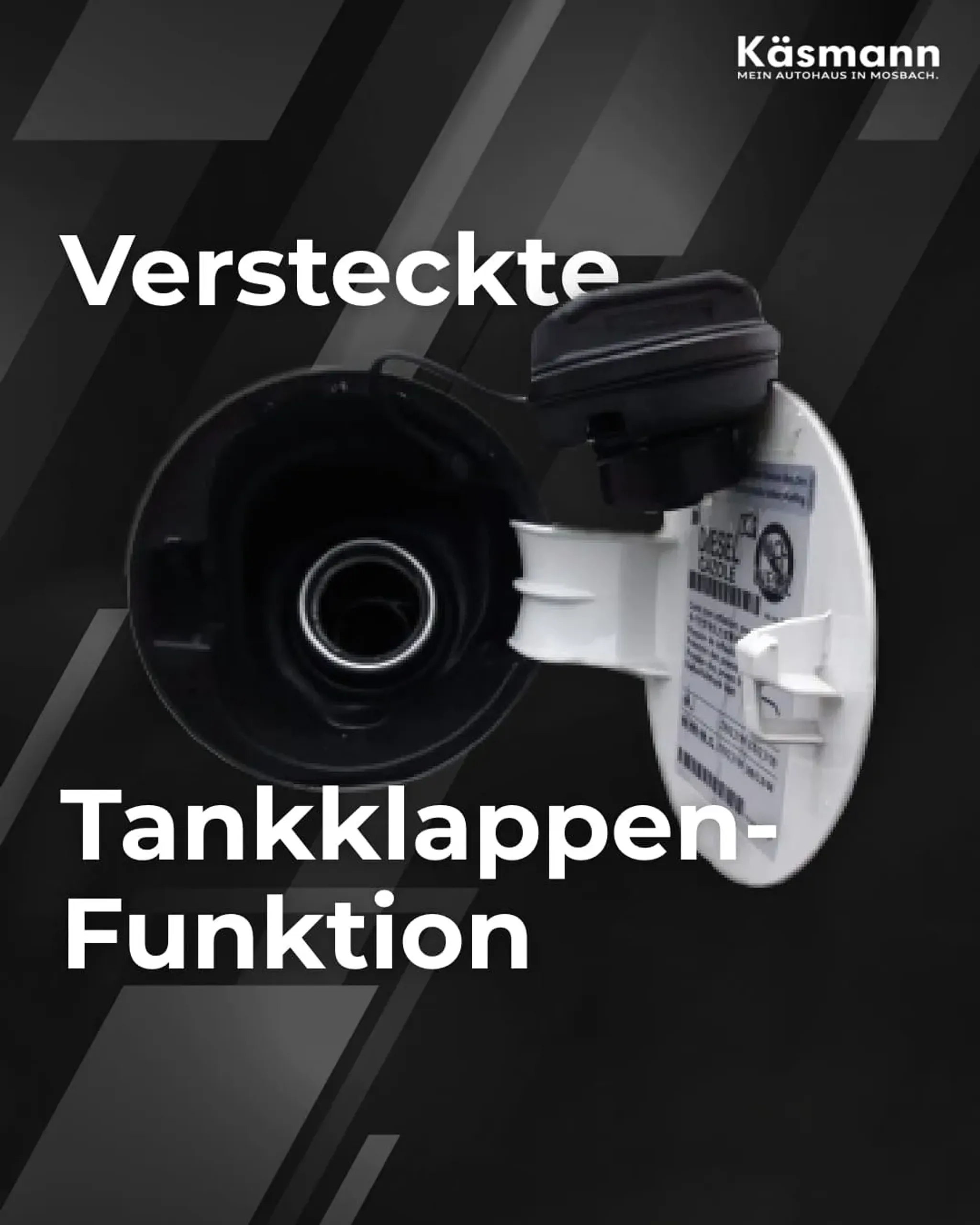 Versteckte Tankklappenfunktion