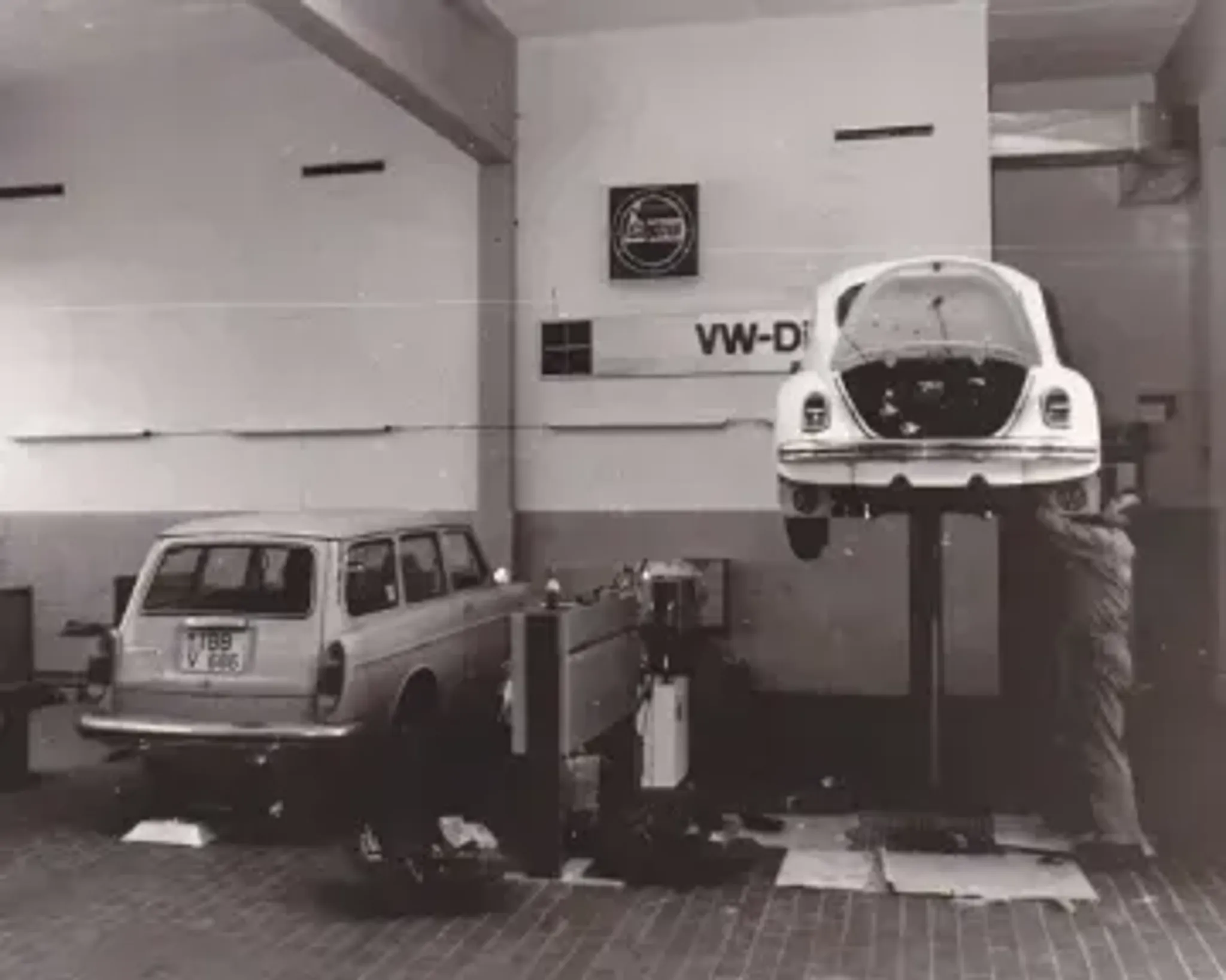 VW Käfer in Kreuzwertheim 1976